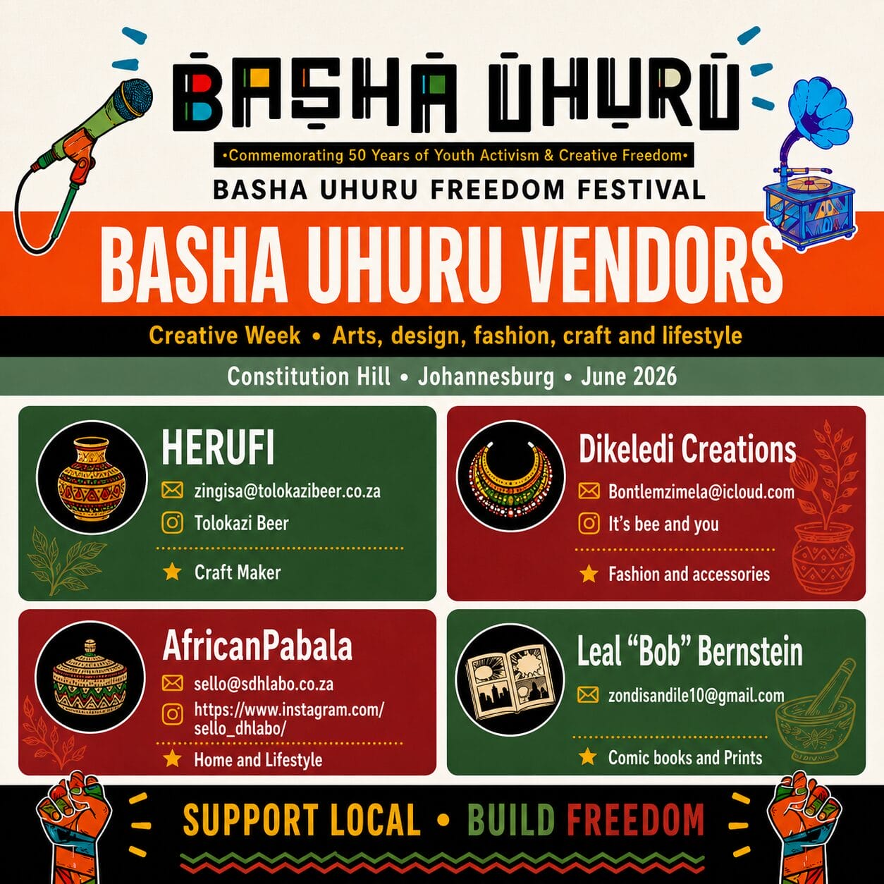 basha uhuru venders 2