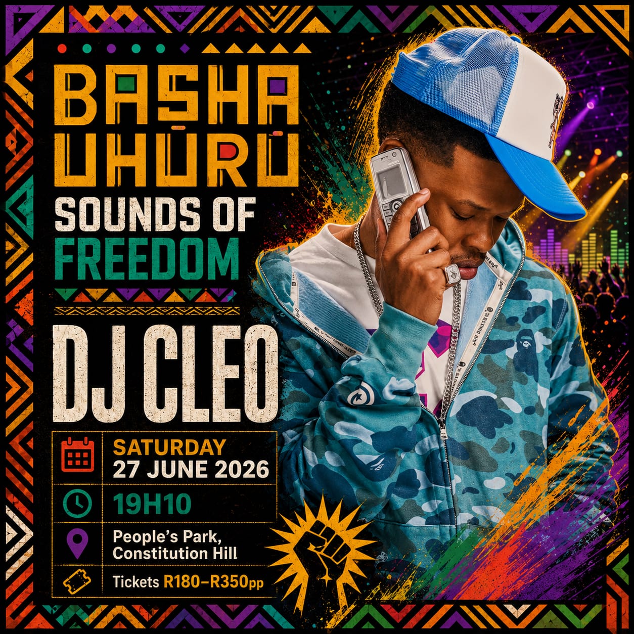 basha uhuru music performers dj cleo